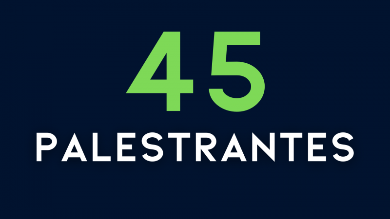 45 Palestrantes